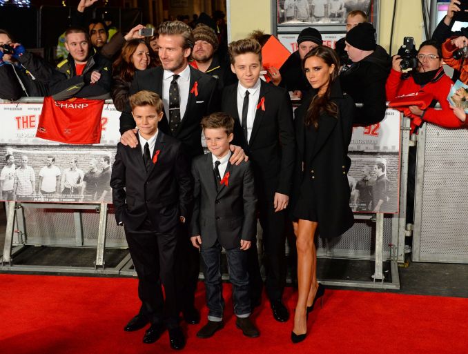 Victoria Beckham, David Beckham, vaikai, sūnus